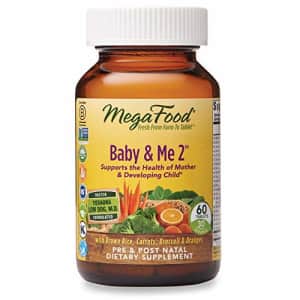 MegaFood, Baby & Me 2, Prenatal and Postnatal Vitamin with Active Form of Folic Acid, Iron, for $30