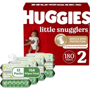 Huggies Diapers & Wipes Bundles at Amazon: 20% off