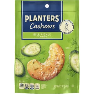 Planters 5-oz. Dill Pickle Cashews for $3 via Sub & Save