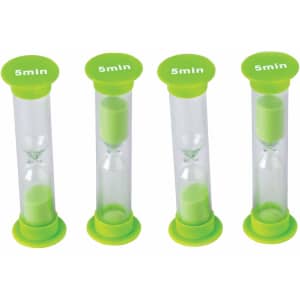 5-Minute Sand Timer 4-Pack for $1 5-Minute Sand Timer 4-Pack for $1