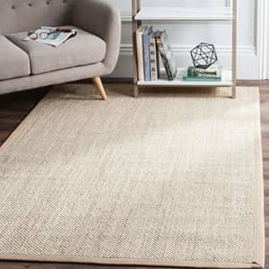 SAFAVIEH Natural Fiber Collection 2' x 3' Marble / Linen NF143B Border Sisal Accent Rug for $30