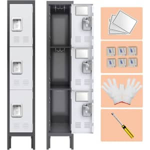 3-Tier Metal Lockers for $150 w/Prime 3-Tier Metal Lockers for $150 w/Prime