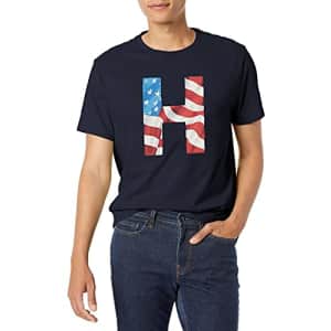 Tommy Hilfiger Men's Short Sleeve Graphic T Shirt, Sky Blue Captain, MD for $25 Tommy Hilfiger Men's Short Sleeve Graphic T Shirt, Sky Blue Captain, MD for $25