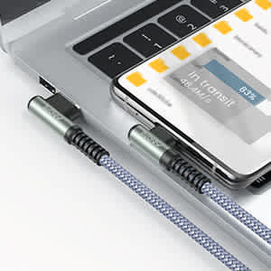 Ainope USB-C 90-Degree Charge Cable 2-Pack for $5 Ainope USB-C 90-Degree Charge Cable 2-Pack for $5