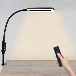 XZN LED Gooseneck Desk Lamp with Clamp for $27 XZN LED Gooseneck Desk Lamp with Clamp for $27