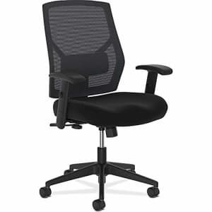 HON Crio High-Back Task Chair - Fabric Mesh Back Computer Chair for Office Desk, in Black (HVL581) for $248 HON Crio High-Back Task Chair - Fabric Mesh Back Computer Chair for Office Desk, in Black (HVL581) for $248
