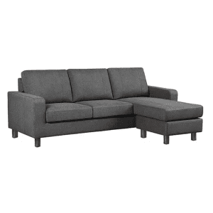 Kristen Fabric Reversible Sectional w/ Storage Ottoman for $699 for members