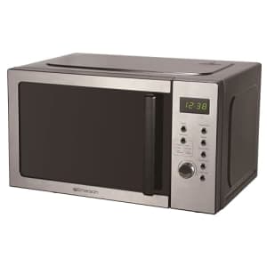 Emerson MW9005SS Compact Countertop Microwave Oven with Button Control, LED Display, 900W 5 Power for $80