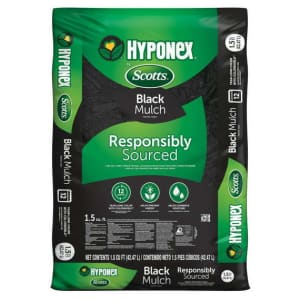 Hyponex by Scotts 1.5-Cu. Ft. Black Mulch for $2