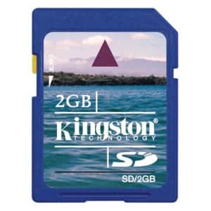 Kingston 2 GB SD Flash Memory Card SD/2GBET for $19 Kingston 2 GB SD Flash Memory Card SD/2GBET for $19