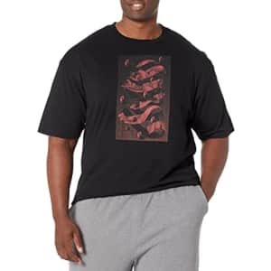 Star Wars Big & Tall Escher Vader Men's Tops Short Sleeve Tee Shirt, Black, 4X-Large for $10
