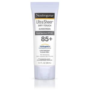 Neutrogena Ultra Sheer 3-oz. SPF 85+ Sunscreen for $7 via Sub & Save