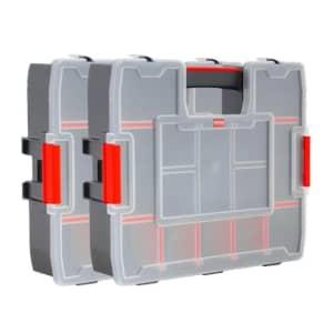 Craftsman 14-Compartment Small Parts Organizer 2-Pack for $9