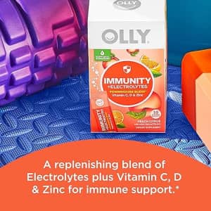 OLLY Immunity + Electrolytes Powder, Immune & Hydration Support, Vitamin C, D, Zinc, Drink Mix, for $25