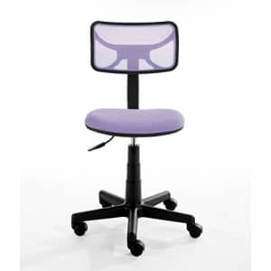 Urban Shop Swivel Mesh Office Chair, Lavender for $50