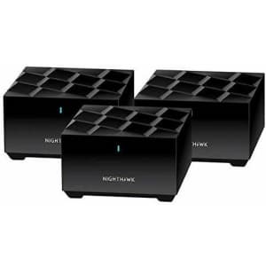 Netgear Nighthawk AX1800 Mesh WiFi 6 System 3-Pack for $160 Netgear Nighthawk AX1800 Mesh WiFi 6 System 3-Pack for $160