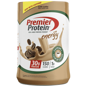 Premier Protein 100% Whey Protein Powder 23.9-oz. Tub for $22