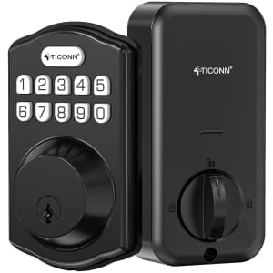 Ticonn Keyless Entry Keypad Deadbolt for $20
