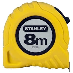 Stanley 1-30-457 Tape Measure, Yellow/Black, 8 m/25 mm for $25