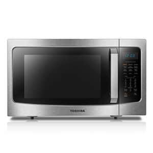 Toshiba ML-EC42P(SS) Microwave Oven with Healthy Air Fry, Smart Sensor, Easy-to-Clean Stainless for $220