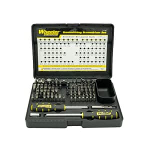 Wheeler 89-Piece Professional Screwdriver Set with 2 Handles Storage Case for Gunsmithing and for $66