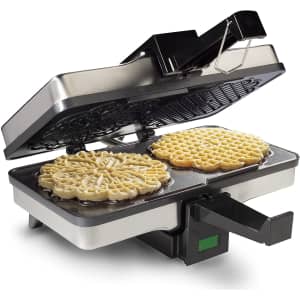 CucinaPro Non-stick Electric Pizzelle Maker for $40