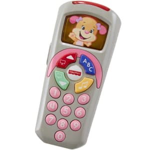 Fisher-Price Laugh & Learn Sis' Remote with Light-up Screen for $5
