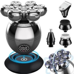 5-in-1 Electric Head Shaver for $18
