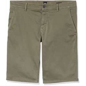 BOSS Men's Casual Shorts, Olive Green, 29 for $34