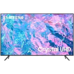 Samsung UN65CU7000FXZA 65" 4K HDR LED UHD Smart Tizen TV for $398
