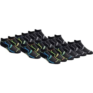 Saucony Men's Bolt No-Show Socks 18-Pair Pack for $22