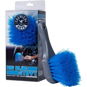 Chemical Guys Big Blue Stiffy Tire & Upholstery Cleaning Brush for $11