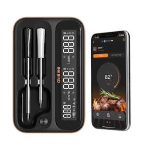 Ink Bird WiFi/Bluetooth Meat Thermometer for $70 Ink Bird WiFi/Bluetooth Meat Thermometer for $70
