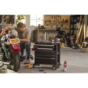 Keter Rolling Tool Chest with Storage Drawers, Locking System and 16 Removable Bins-Perfect for $133