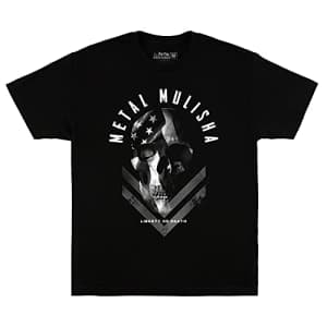Metal Mulisha Men's Old Glory T-Shirt, Black, Medium for $21