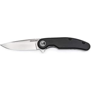 Crescent 3-1/4" Drop Point Composite Handle Pocket Knife for $20