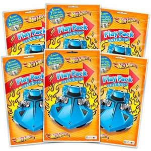 Hot Wheels Party Favors Pack ~ Bundle of 6 Hot Wheels Play Packs Filled with Stickers, Coloring for $15