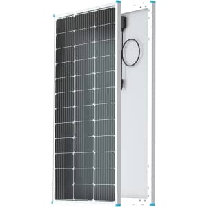 Renogy 100W 12V Monocrystalline Solar Panel for $85