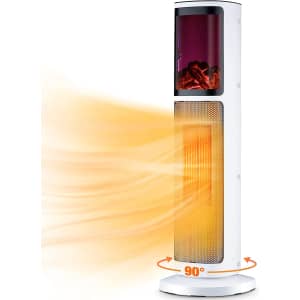 Trustech 1,500W Tower Space Heater for $72