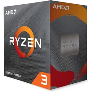 AMD Ryzen 3 4100 4-Core, 8-Thread Unlocked Desktop Processor with Wraith Stealth Cooler for $69