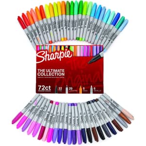 Sharpie The Ultimate Collection 72-Count Permanent Markers for $47
