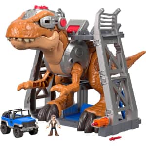 Imaginext Jurassic World Jurassic Rex Dinosaur Play Set for $40