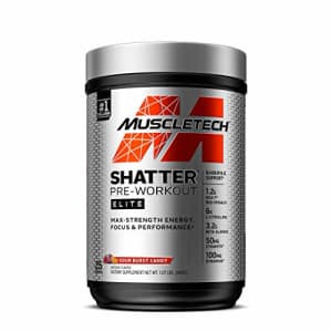 Pre Workout for Men & Women | MuscleTech Shatter Elite Pre-Workout | Preworkout Energy Powder | 8 for $29