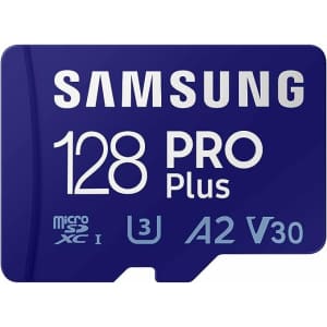 Samsung Pro Plus microSD 128GB Memory Card + Adapter for $11