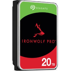 Seagate IronWolf Pro 20TB SATA III Internal NAS HDD for $340 in cart
