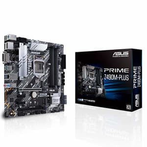 ASUS Prime Z490M-PLUS LGA 1200 (Intel 10th Gen) Z490 Micro ATX Motherboard (Dual M.2, DDR4 4600, 1 for $249