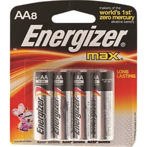 Energizer Max Alkaline AA Batteries 8 ea (Pack of 3) for $25
