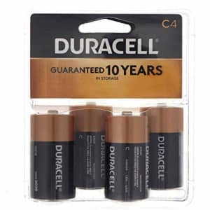 Duracell Coppertop Alkaline Batteries C 4 ea ( Pack of 18) for $22
