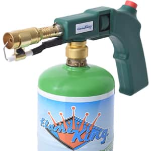 Flame King 27,000-BTU Propane Gun Torch for $18 Flame King 27,000-BTU Propane Gun Torch for $18