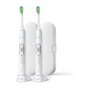 Philips Sonicare 6100 ProtectiveClean Power Toothbrush 2-Pack. It's easily the best price we've seen. For comparison, Amazon charges the same price for a single toothbrush; this deal includes two.